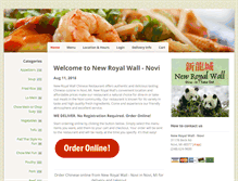 Tablet Screenshot of newroyalwall.com